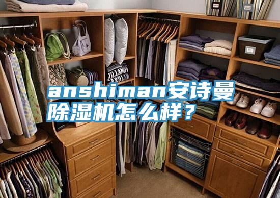 anshiman安詩曼除濕機怎么樣？