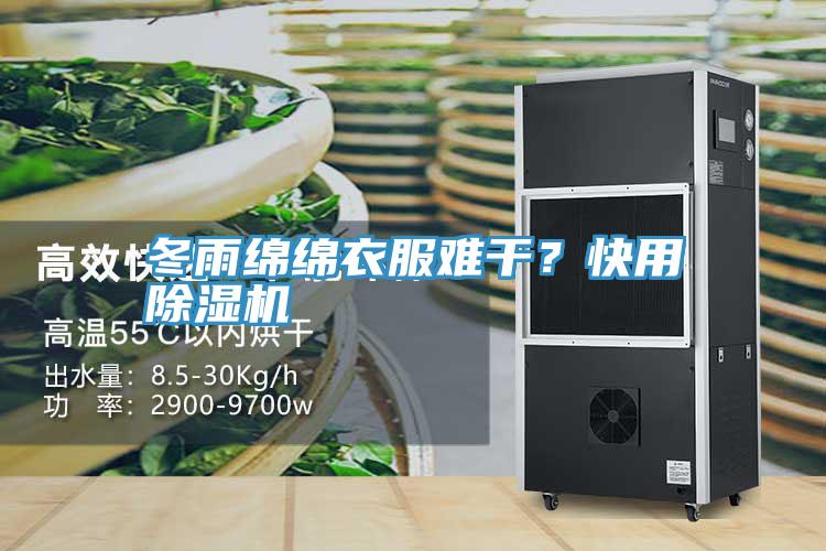 冬雨綿綿衣服難干?快用除濕機(jī)