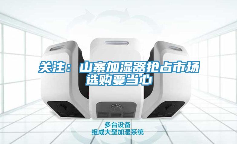 關注:山寨加濕器搶占市場 選購要當心