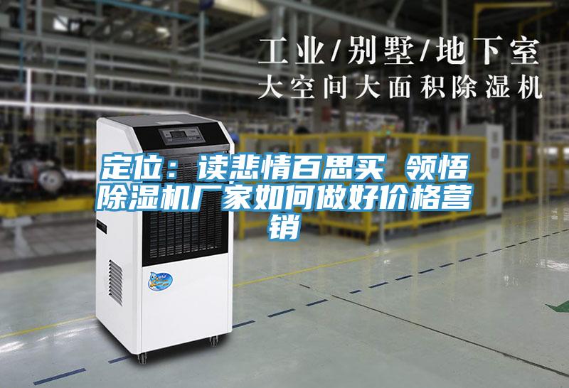定位:讀悲情百思買 領(lǐng)悟除濕機廠家如何做好價格營銷