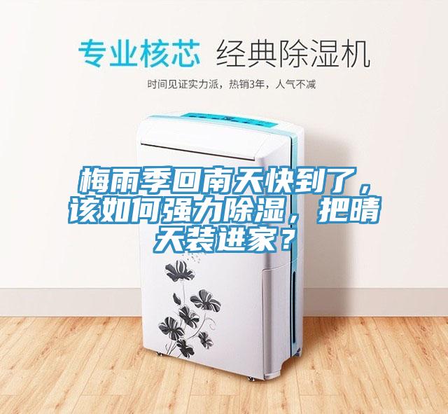 梅雨季回南天快到了，該如何強(qiáng)力除濕，把晴天裝進(jìn)家？