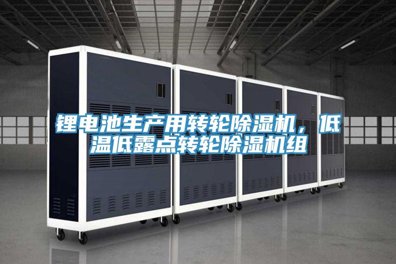 鋰電池生產用轉輪除濕機,低溫低露點轉輪除濕機組