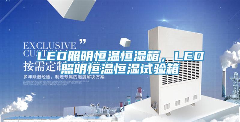 LED照明恒溫恒濕箱，LED照明恒溫恒濕試驗箱