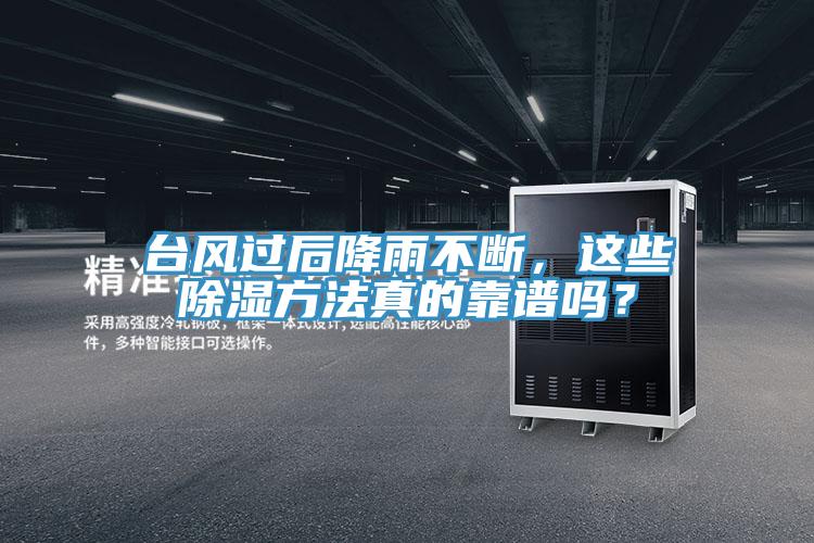 臺風過后降雨不斷，這些除濕方法真的靠譜嗎？