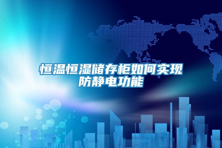 恒溫恒濕儲存柜如何實(shí)現(xiàn)防靜電功能