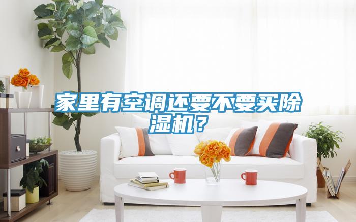家里有空調還要不要買除濕機?