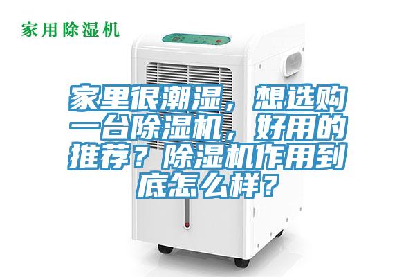 家里很潮濕，想選購一臺除濕機，好用的推薦？除濕機作用到底怎么樣？