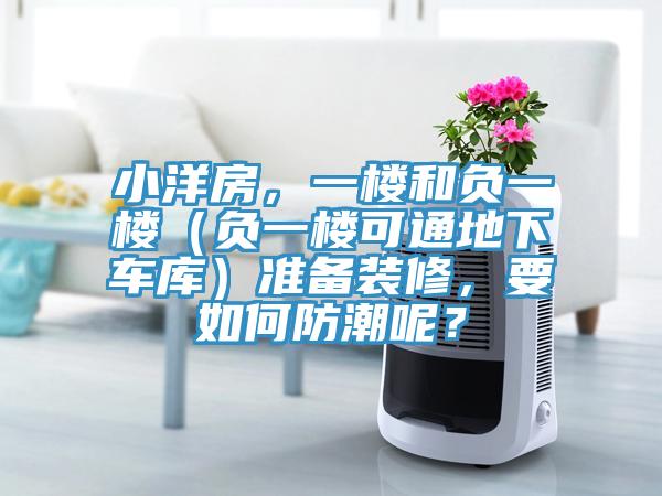 小洋房,一樓和負一樓(負一樓可通地下車庫)準備裝修,要如何防潮呢?