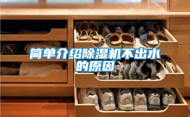簡單介紹除濕機不出水的原因