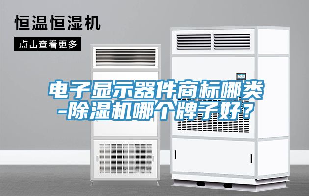 電子顯示器件商標哪類-除濕機哪個牌子好？