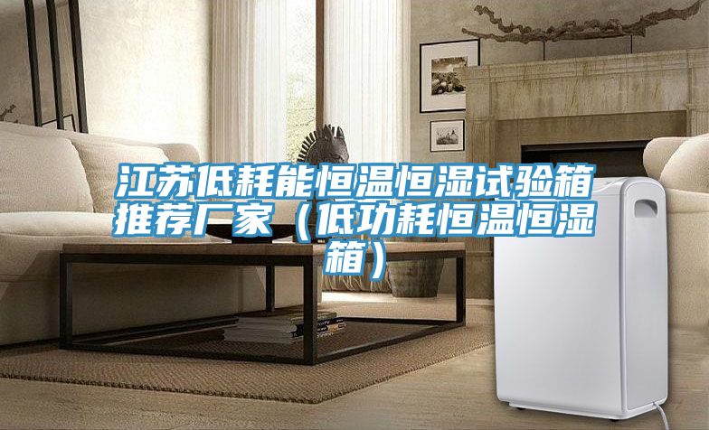 江蘇低耗能恒溫恒濕試驗箱推薦廠家(低功耗恒溫恒濕箱)