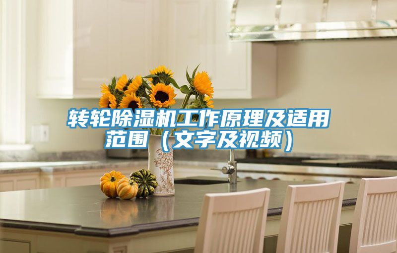 轉輪除濕機工作原理及適用范圍(文字及視頻)